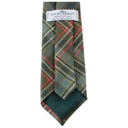 Locharron of Scotland Reiver Scott Cravate tartan patinée - Gris/Marron