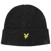 Coffret cadeau écharpe et bonnet Lyle & Scott Donegal - Noir de jais