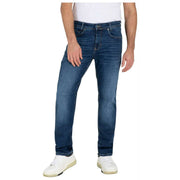 MAC Jeans Arne Jean en denim recyclé - Bleu foncé authentique modèle 3D
