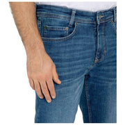 MAC Jeans Arne Jean en denim recyclé - Bleu foncé authentique modèle 3D
