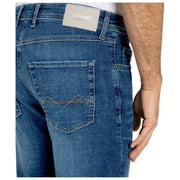 MAC Jeans Arne Jean en denim recyclé - Bleu foncé authentique modèle 3D