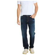 MAC Jeans Rick Vintage Denim Jeans - Bleu Foncé Authentique Occasion