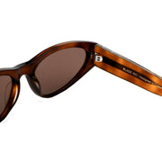 MessyWeekend Blade Sunglasses - Havana Brown