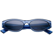 MessyWeekend Blade Sunglasses - Transparent Blue