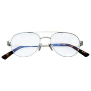 Lunettes de lecture MessyWeekend Cruise à lumière bleue - Transparent/Argent