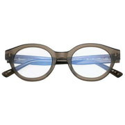 Lunettes de lecture MessyWeekend Frost Blue Light - Transparent/Vert olive