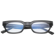 Lunettes de lecture MessyWeekend Jenner à lumière bleue - Transparent/gris cendré