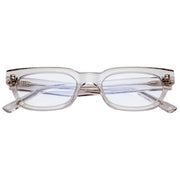 Lunettes de lecture MessyWeekend Jenner à lumière bleue - Transparent/Beige Paloma