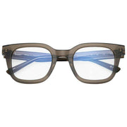 Lunettes de lecture MessyWeekend Ozzy à lumière bleue - Transparent/Vert olive