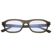 Lunettes de lecture MessyWeekend Travis à lumière bleue - Transparent/Vert olive