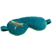 My Doris Beaded Dragonfly Sleep Eye Mask - Blue