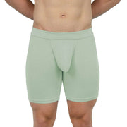Obviously EliteMan Boxer Brief 6inch Leg - Mint Green