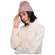Bonnet Fair Isle en poudre - Mélange crème