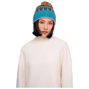 Bonnet Powder Fair Isle - Mélange Sarcelle