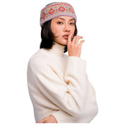 Bandeau Fair Isle Poudre - Mélange Crème