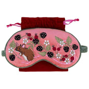 Masque pour les yeux en velours de luxe en poudre - Rose