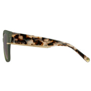 Radley London Oversized Square Cat Eye Sunglasses - Green/Cream Tort