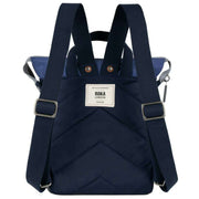 Roka Bantry B Small Indigo Tonal Recycled Canvas Backpack - Indigo Purple