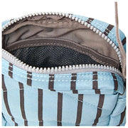 Sac à bandoulière en toile recyclée Roka Bond - Rayure bleue