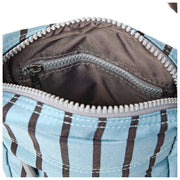 Sac à bandoulière en toile recyclée Roka Bond - Rayure bleue
