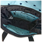 Sac à dos Roka Canfield B Medium en toile recyclée - Bleu/Cœurs bleus