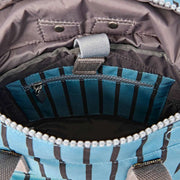 Petit sac à dos en toile recyclée Roka Canfield B - Rayure bleue
