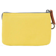 Roka Carnaby Small Recycled Canvas Wallet - Lemonade Yellow