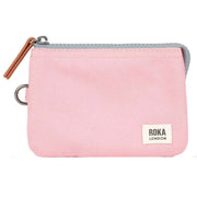 Roka Carnaby Small Recycled Canvas Wallet - Rose Pink