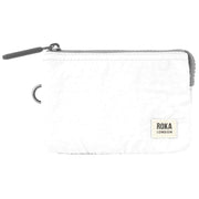 Roka Carnaby Small Talson Wallet - Coconut White