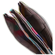 Roka Carnaby XL Sac à bandoulière en toile recyclée - Larges rayures Multicolore