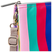 Roka Carnaby XL Sac à bandoulière en toile recyclée - Larges rayures Multicolore