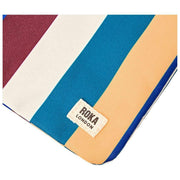 Roka Carnaby XL Sac à bandoulière en toile recyclée - Larges rayures Multicolore