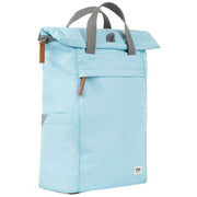 Roka Finchley A Medium Recycled Canvas Backpack - Ice Blue