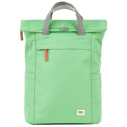 Roka Finchley A Medium Recycled Canvas Backpack - Peppermint Green