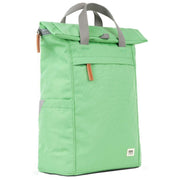 Roka Finchley A Medium Recycled Canvas Backpack - Peppermint Green