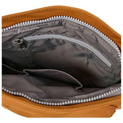 Sac à bandoulière Roka Kennington B Medium en nylon recyclé - Marron biscuit