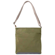 Sac à bandoulière Roka Kennington B Medium en nylon recyclé - Vert ciboulette