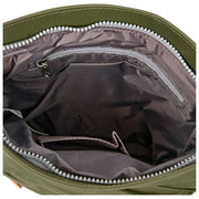 Sac à bandoulière Roka Kennington B Medium en nylon recyclé - Vert ciboulette