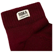 Chaussettes Roka Wembley - Prune Bordeaux
