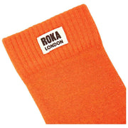 Chaussettes Roka Wimbledon Crew - Orange Jaffa