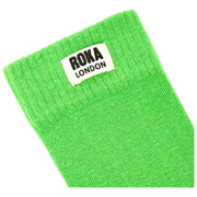 Chaussettes Roka Wimbledon Crew - Citron vert en ligne