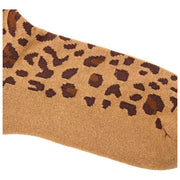 Chaussettes Roka Wimbledon Crew - Savannah Léopard Sable Beige
