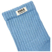 Chaussettes Roka Windsor Solid Crew - Bleu Airforce
