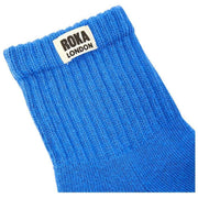 Chaussettes Roka Windsor Solid Crew - Malibu Bleu