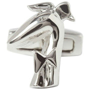 Boutons de manchette Gervaise 3D 40e anniversaire de Simon Carter - Argent