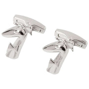 Boutons de manchette Gervaise 3D 40e anniversaire de Simon Carter - Argent