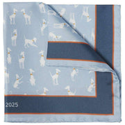Simon Carter Gervaise Pochette de costume - Bleu/Blanc