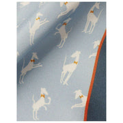 Simon Carter Gervaise Pochette de costume - Bleu/Blanc