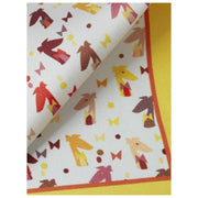 Simon Carter Gervaise Pochette de costume - Blanc/Jaune/Orange