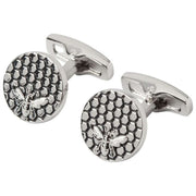 Boutons de manchette Simon Carter Honey Bee - Argent